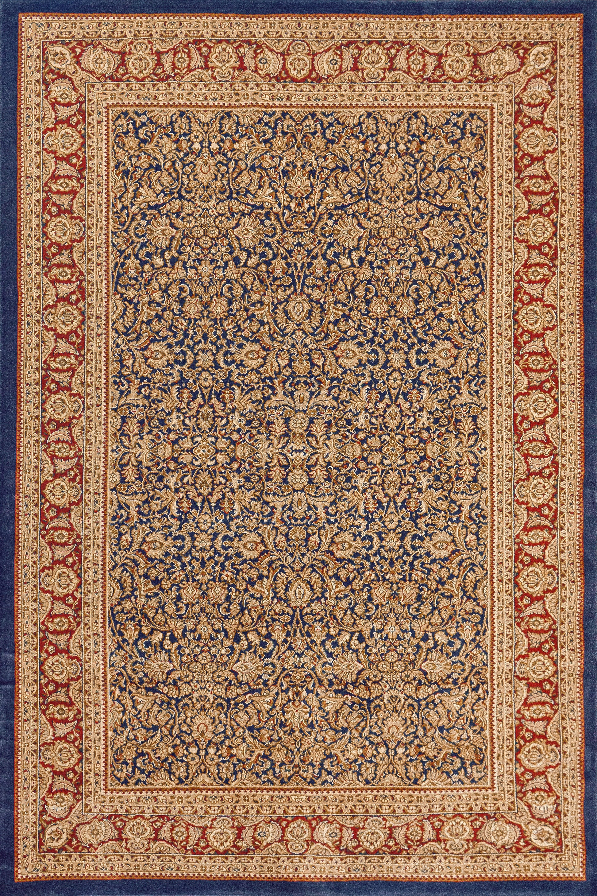 Dynamic Rugs Legacy  Navy  Traditional