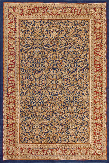 Dynamic Rugs Legacy  Navy  Traditional