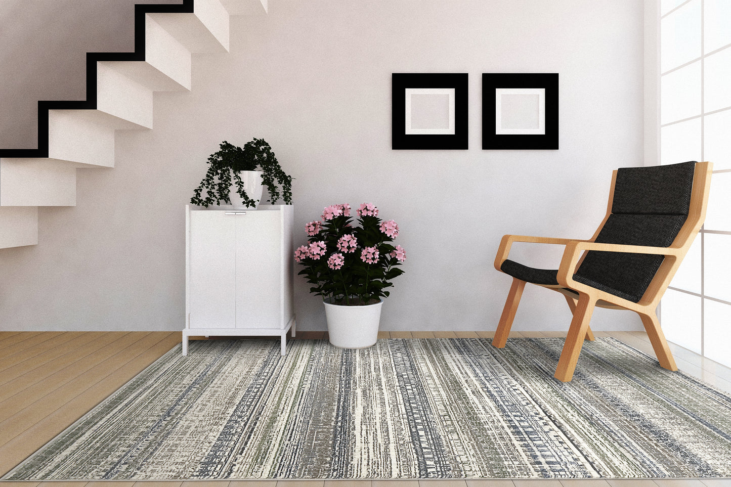 Dynamic Rugs Eclipse  Multi  Contemporary