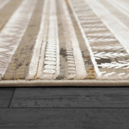 Dynamic Rugs Ruby  Ivory Taupe Grey  Modern