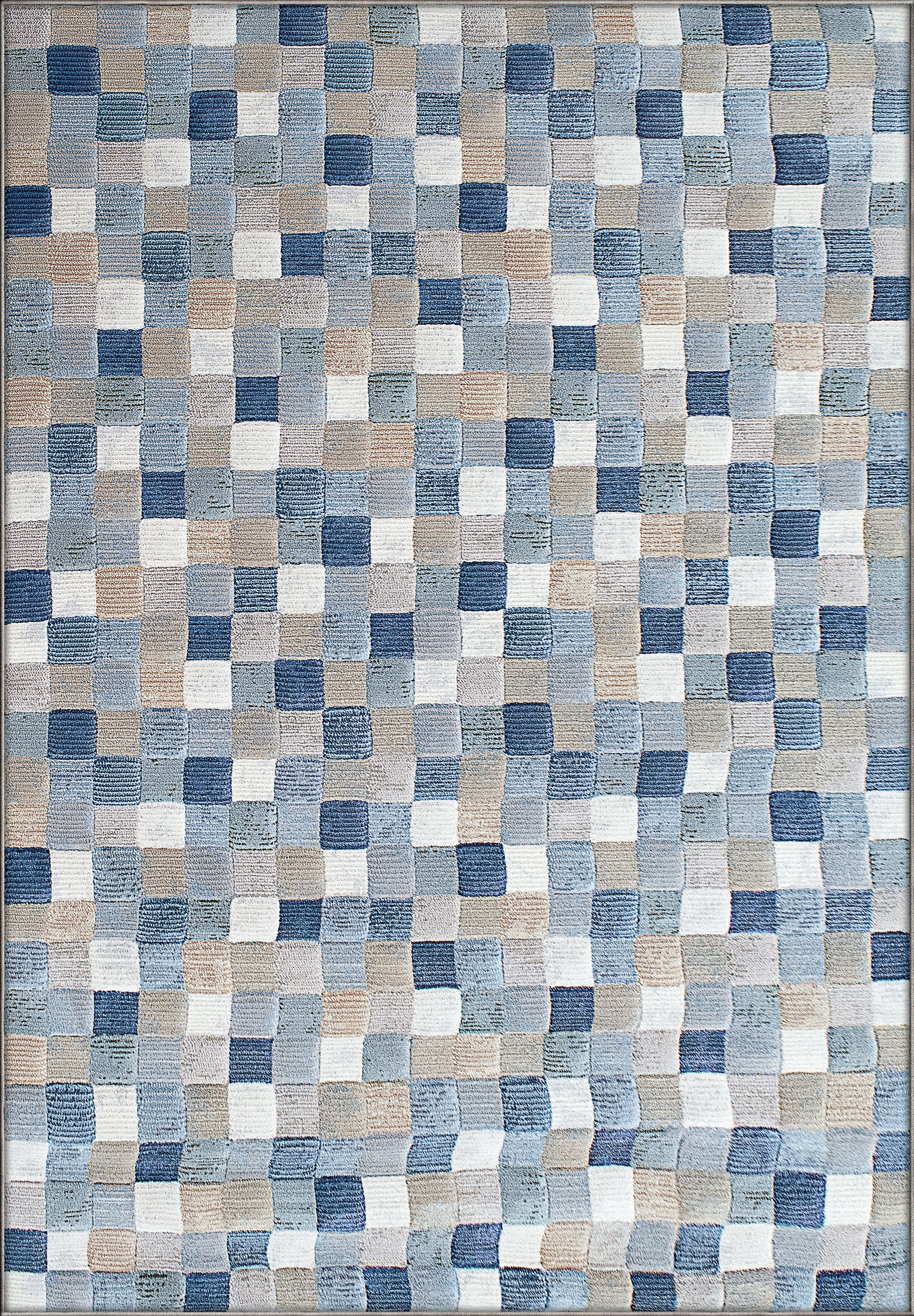 Dynamic Rugs Eclipse 63339 Multi Blue Contemporary Machine-Made Rug | ADR