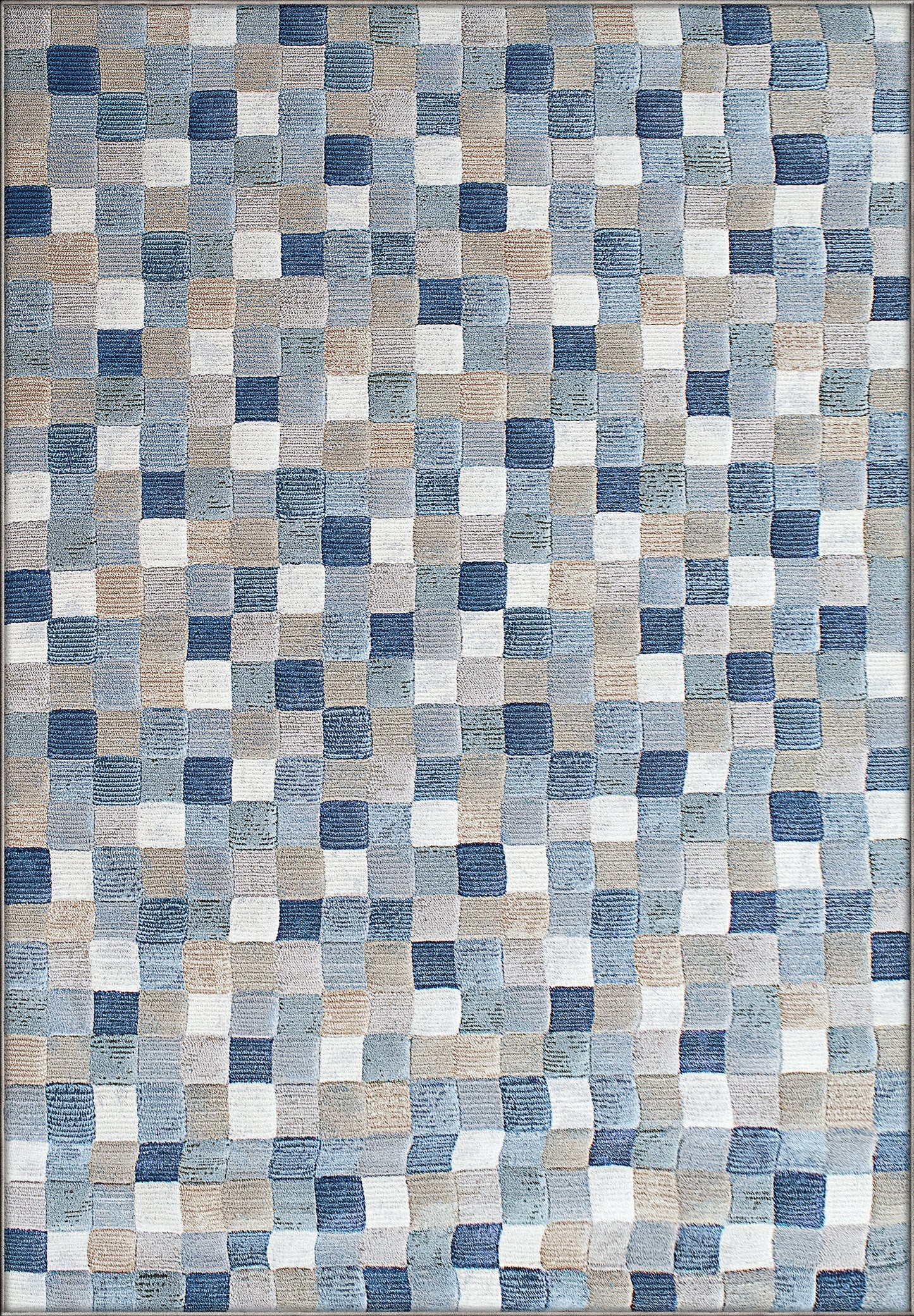 Dynamic Rugs Eclipse  Multi Blue  Contemporary