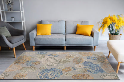 Dynamic Rugs Daisy  Sage Multi  Transitional