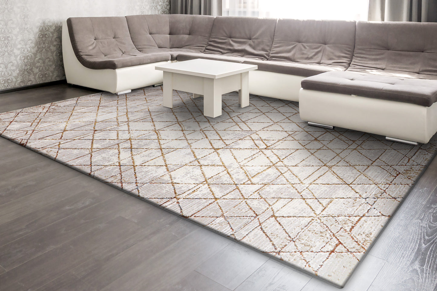 Dynamic Rugs Obsession  Beige Cream  Modern