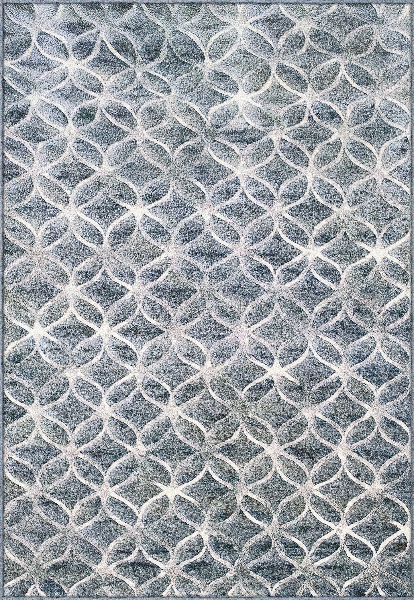 Dynamic Rugs Eclipse  Blue  Contemporary