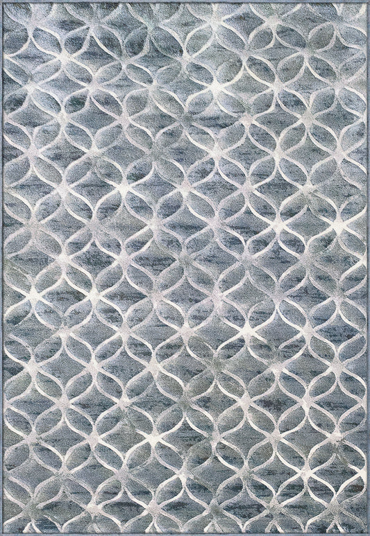 Dynamic Rugs Eclipse  Blue  Contemporary