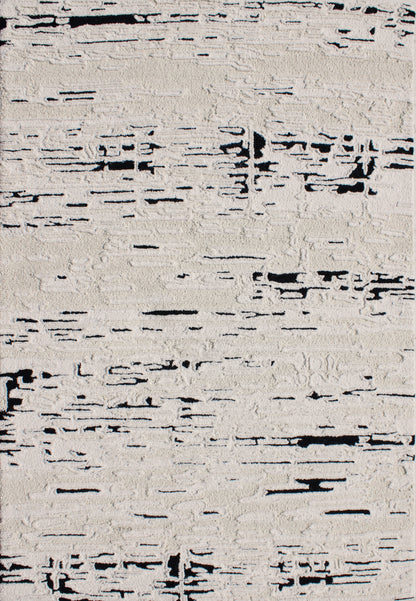 Dynamic Rugs Trono  Black White  Modern
