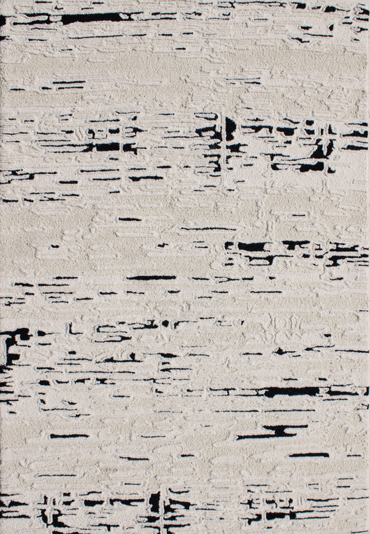 Dynamic Rugs Trono  Black White  Modern