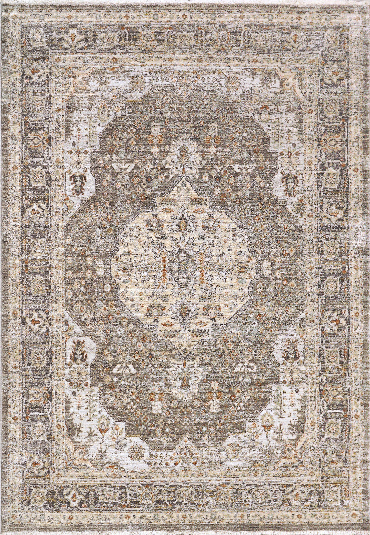 Dynamic Rugs Rojin  Grey Dark Grey  Traditional