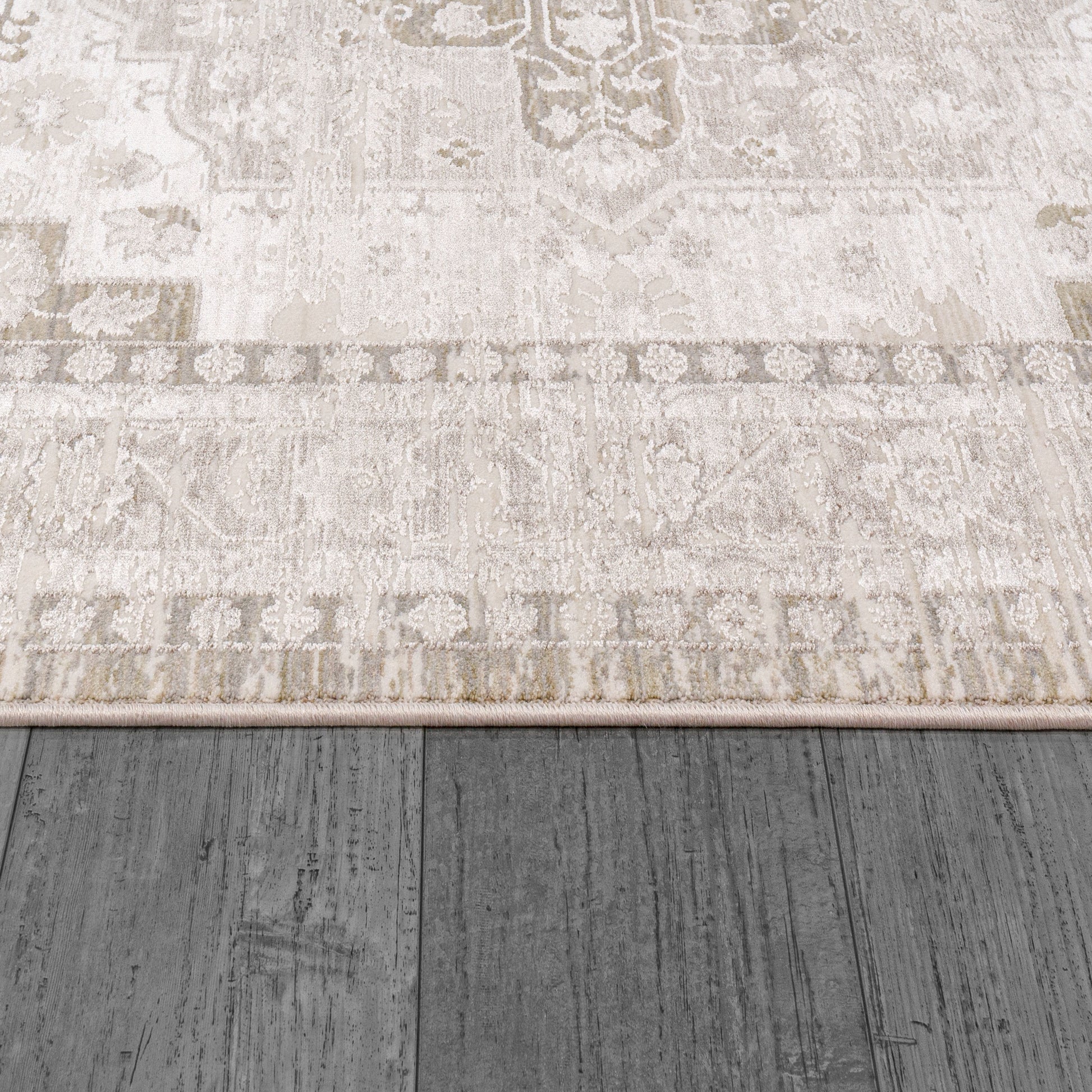Dynamic Rugs Mesa  Cream Beige  Traditional