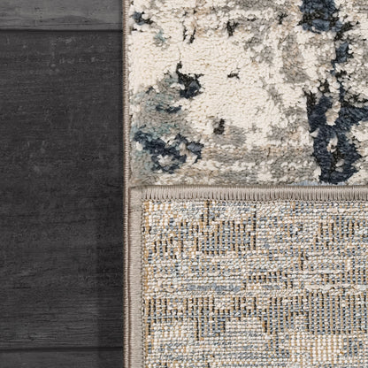 Dynamic Rugs Riley  Grey Blue  Modern