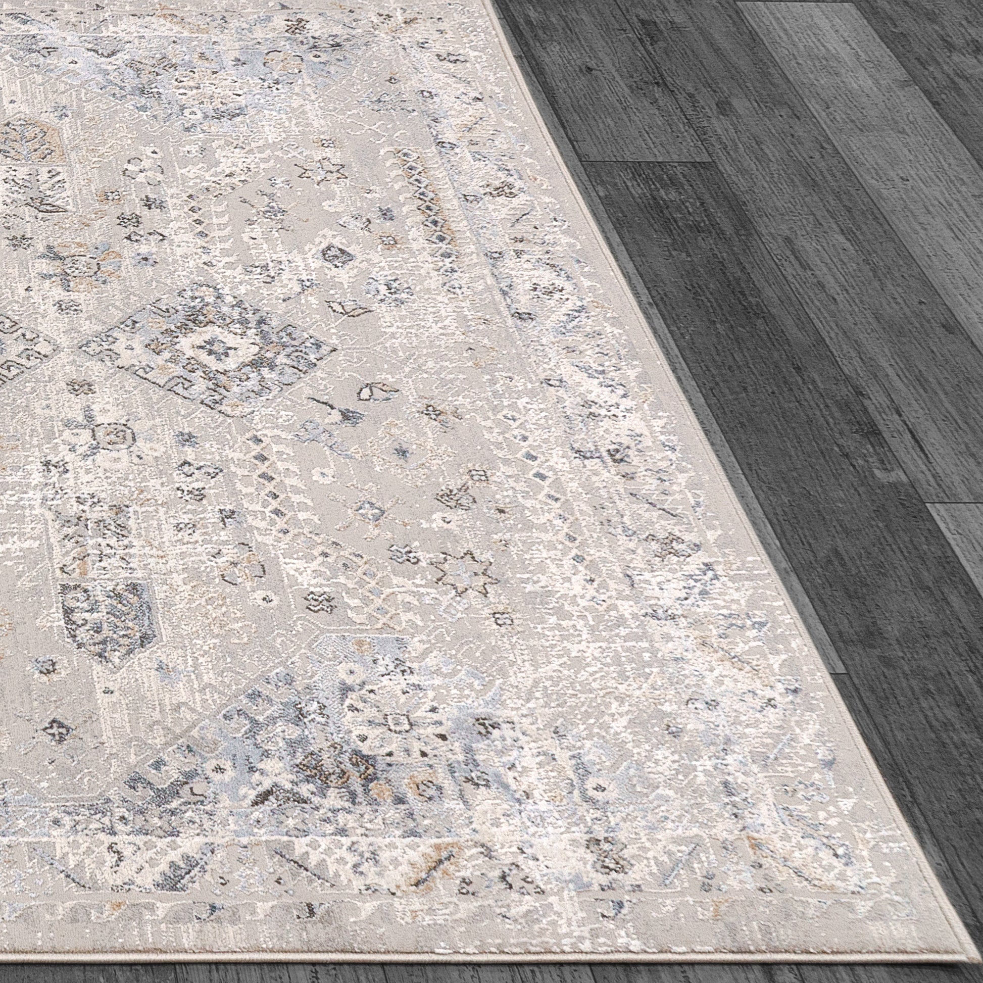 Dynamic Rugs Marina  Grey Blue  Transitional