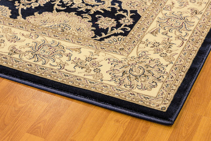 Dynamic Rugs Legacy  Navy  Traditional