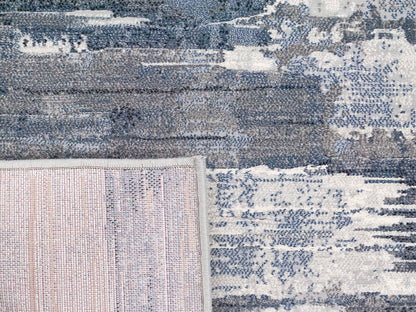 Dynamic Rugs Eclipse  Blue  Contemporary