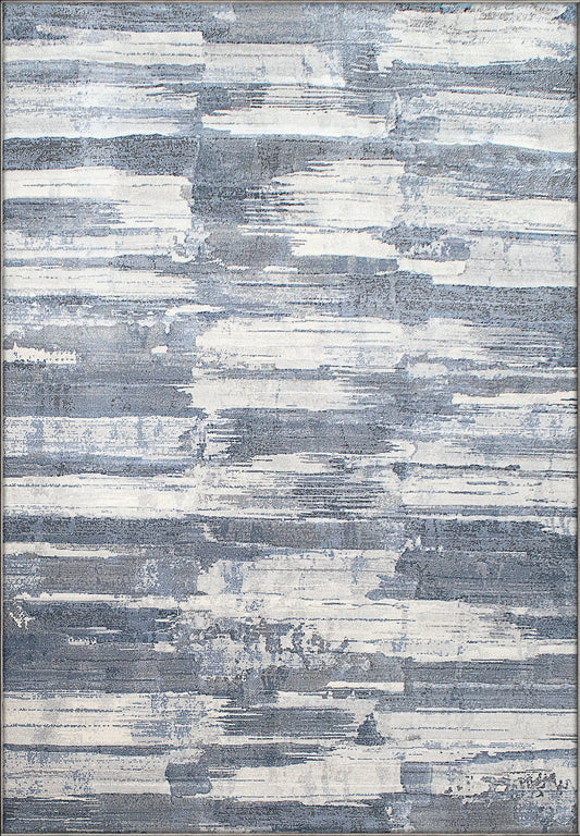 Dynamic Rugs Eclipse  Blue  Contemporary