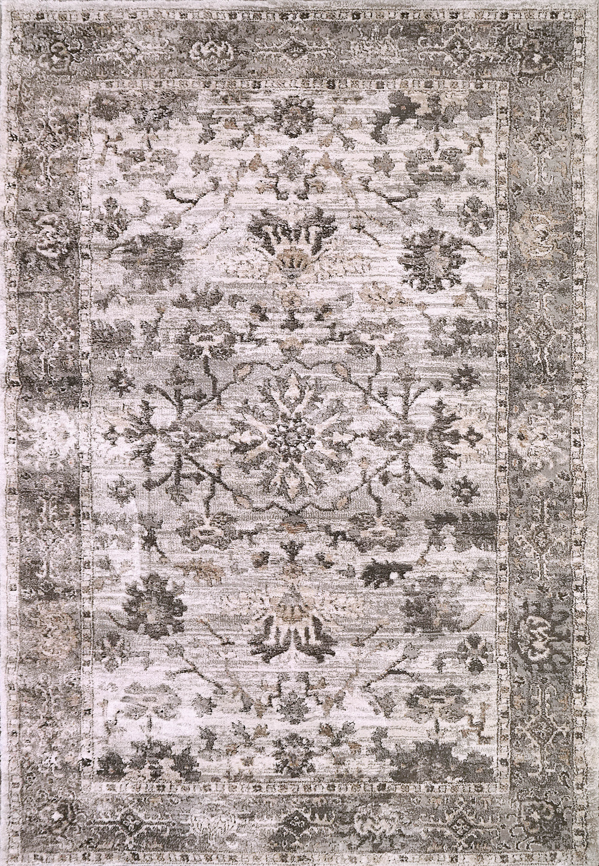 Dynamic Rugs Riley 6035 Grey Beige Transitional Machine-Made Rug ...