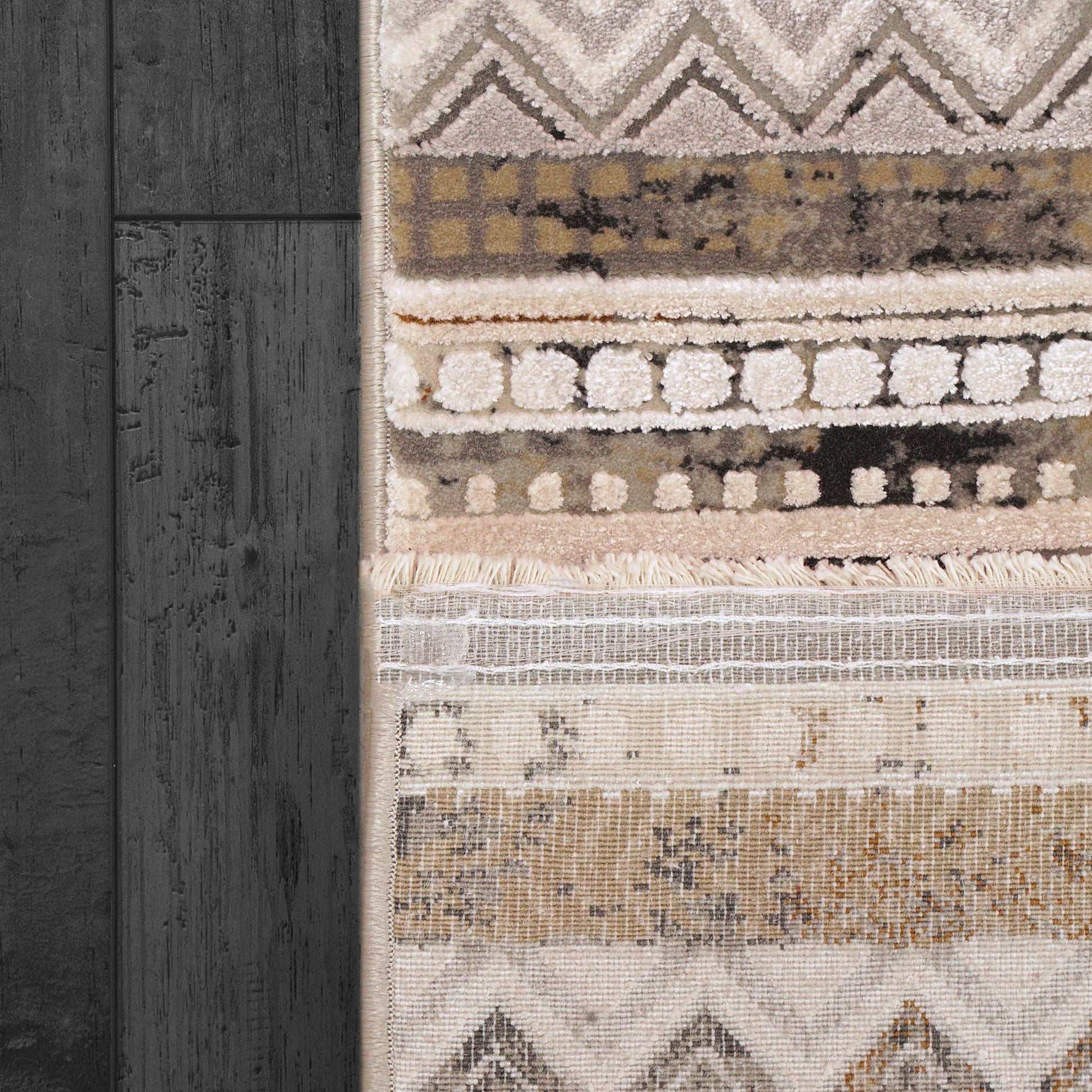 Dynamic Rugs Ruby  Ivory Taupe Grey  Modern