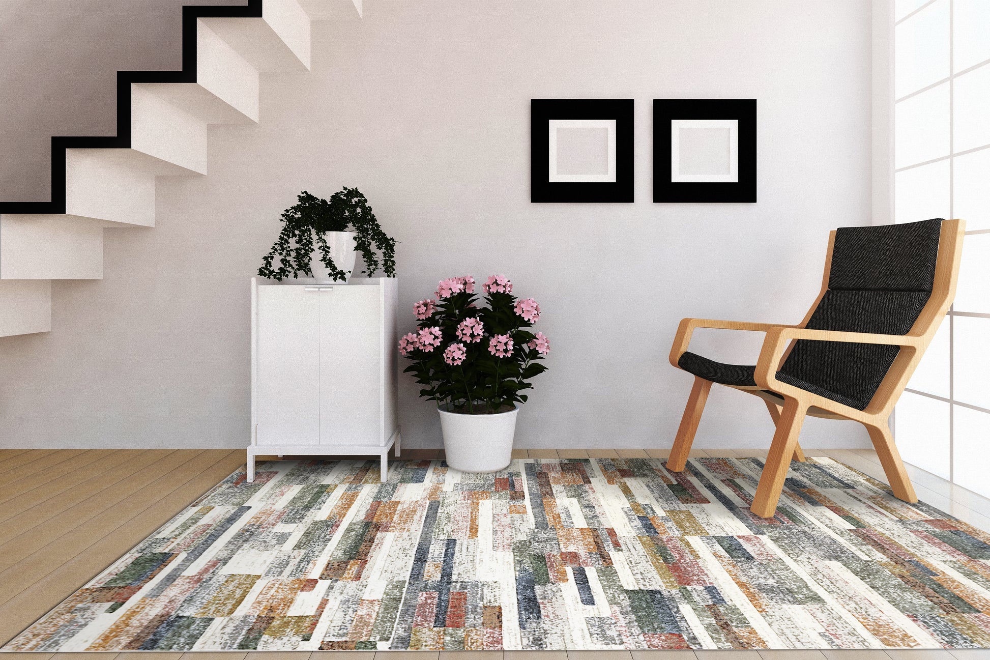 Dynamic Rugs Eclipse  Multi  Contemporary