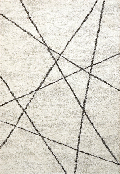 Dynamic Rugs Mehari  Ivory Charcoal  Contemporary