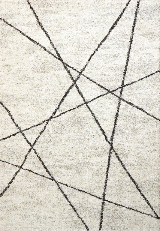 Dynamic Rugs Mehari  Ivory Charcoal  Contemporary