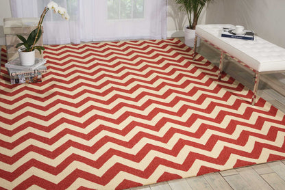 Nourison Home Portico  Red  Contemporary