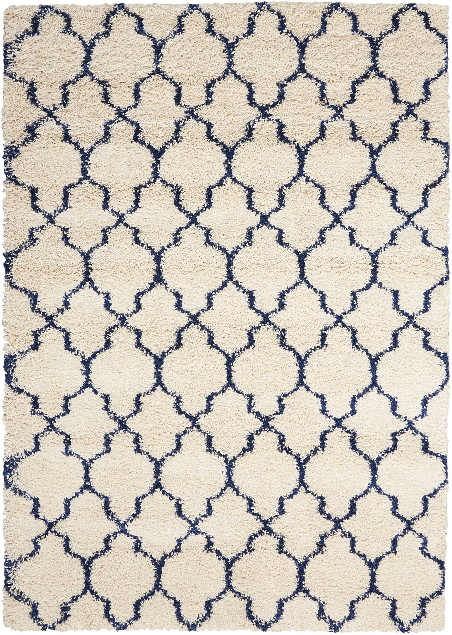 Nourison Home Amore AMOR2 Ivory Blue Contemporary Power-loomed Rug