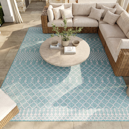Nourison Home Positano  Aqua  Contemporary