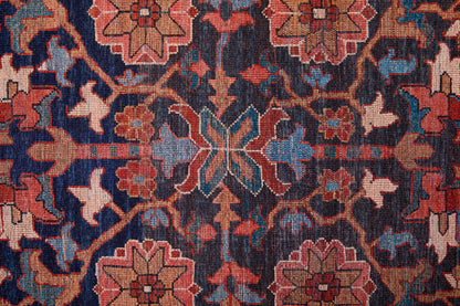 Feizy Rawlins  Red Navy Transitional/Vintage/Bohemian & Eclectic