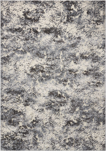 Michael Amini Gleam MA603 Ivory Slate Contemporary Power-loomed Rug