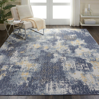 Nourison Home Urban Decor  Ivory Sky  Contemporary