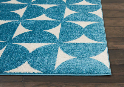 Nourison Home Harper  Blue  Contemporary