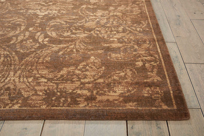 Nourison Home Silken Allure  Chocolate  Traditional