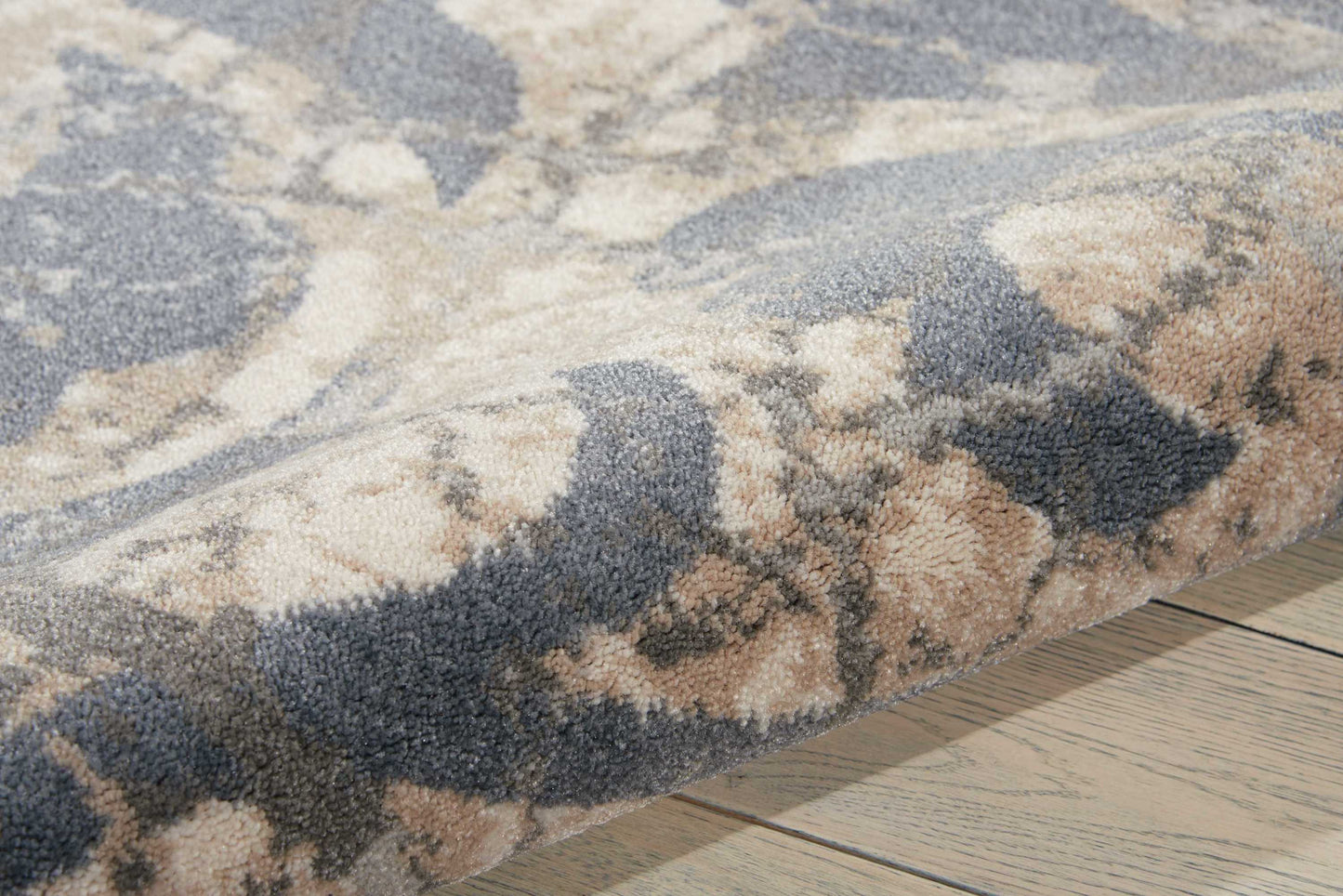 Nourison Home Maxell  Ivory Blue  Contemporary