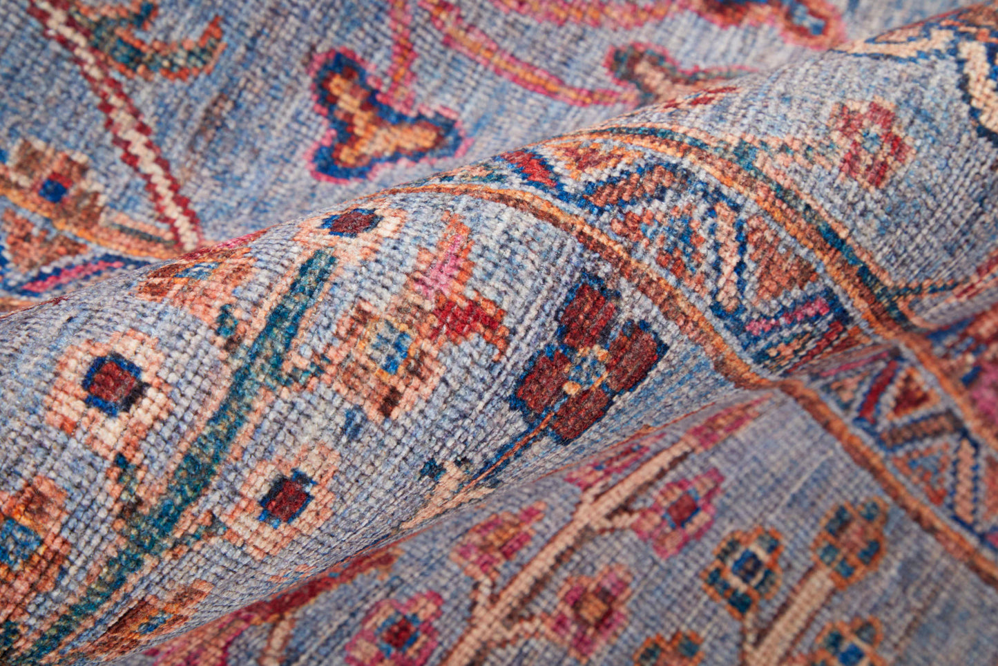 Feizy Rawlins  Light Blue Multi Transitional/Vintage/Casual