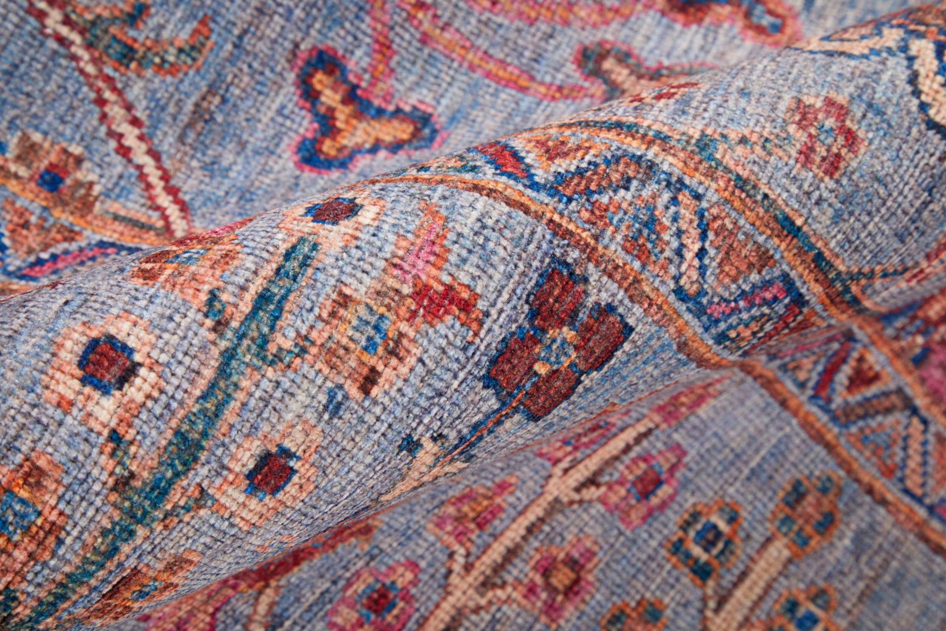 Feizy Rawlins  Light Blue Multi Transitional/Vintage/Casual