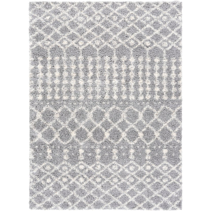Surya Deluxe Shag DXS-2313 Medium Gray Global Machinemade Rug