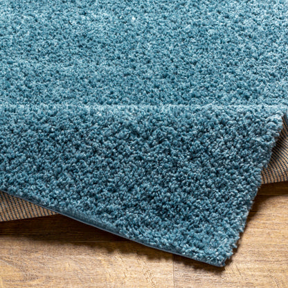 Surya Deluxe Shag DXS-2325 Blue Modern Machinemade Rug