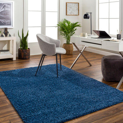 Surya Deluxe Shag DXS-2327 Navy Modern Machinemade Rug