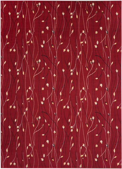 Nourison Home Grafix  Red  Contemporary