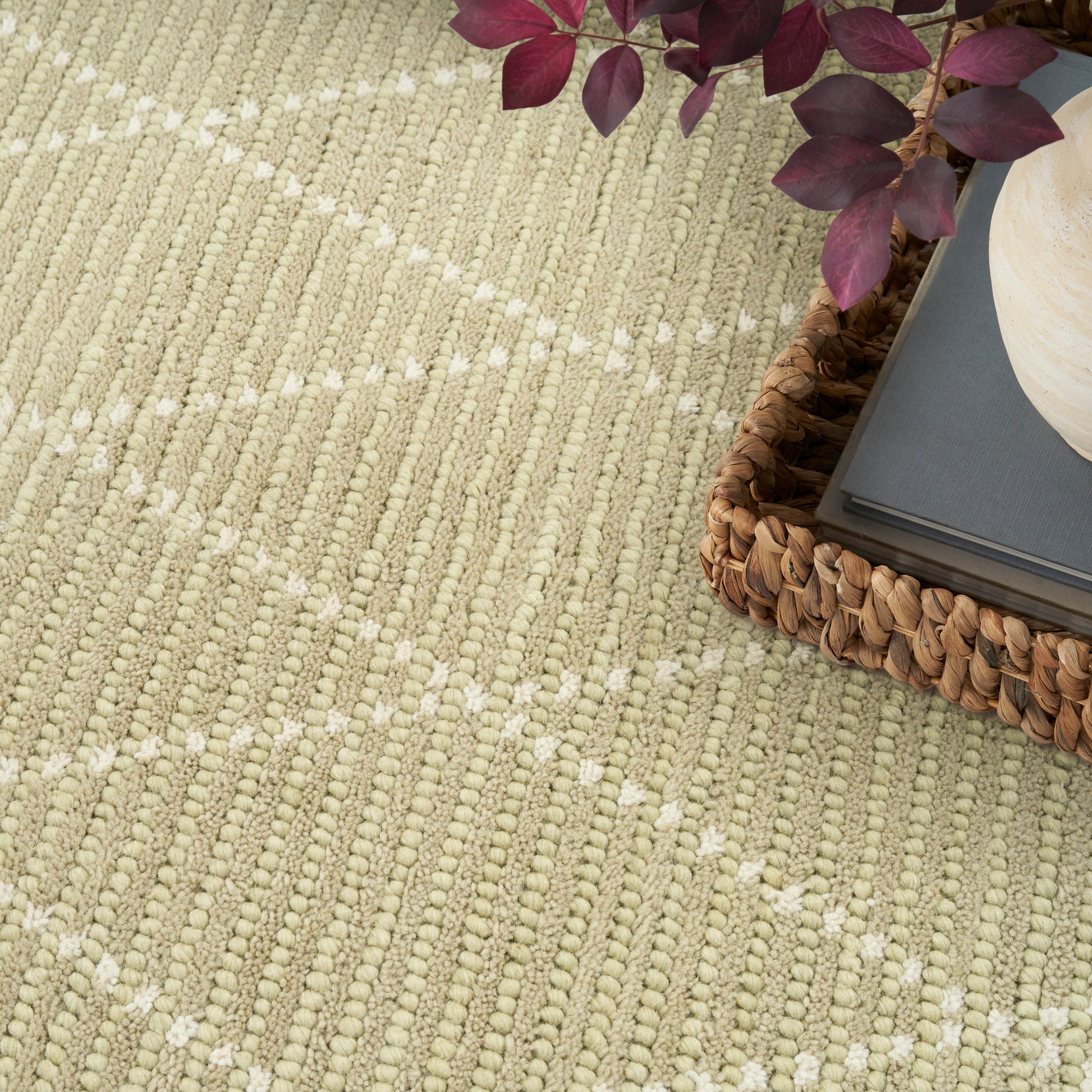 Nourison Home Azure  Sage  Contemporary