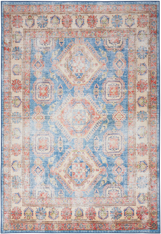 Nourison Home Fulton  Blue Ivory  Traditional