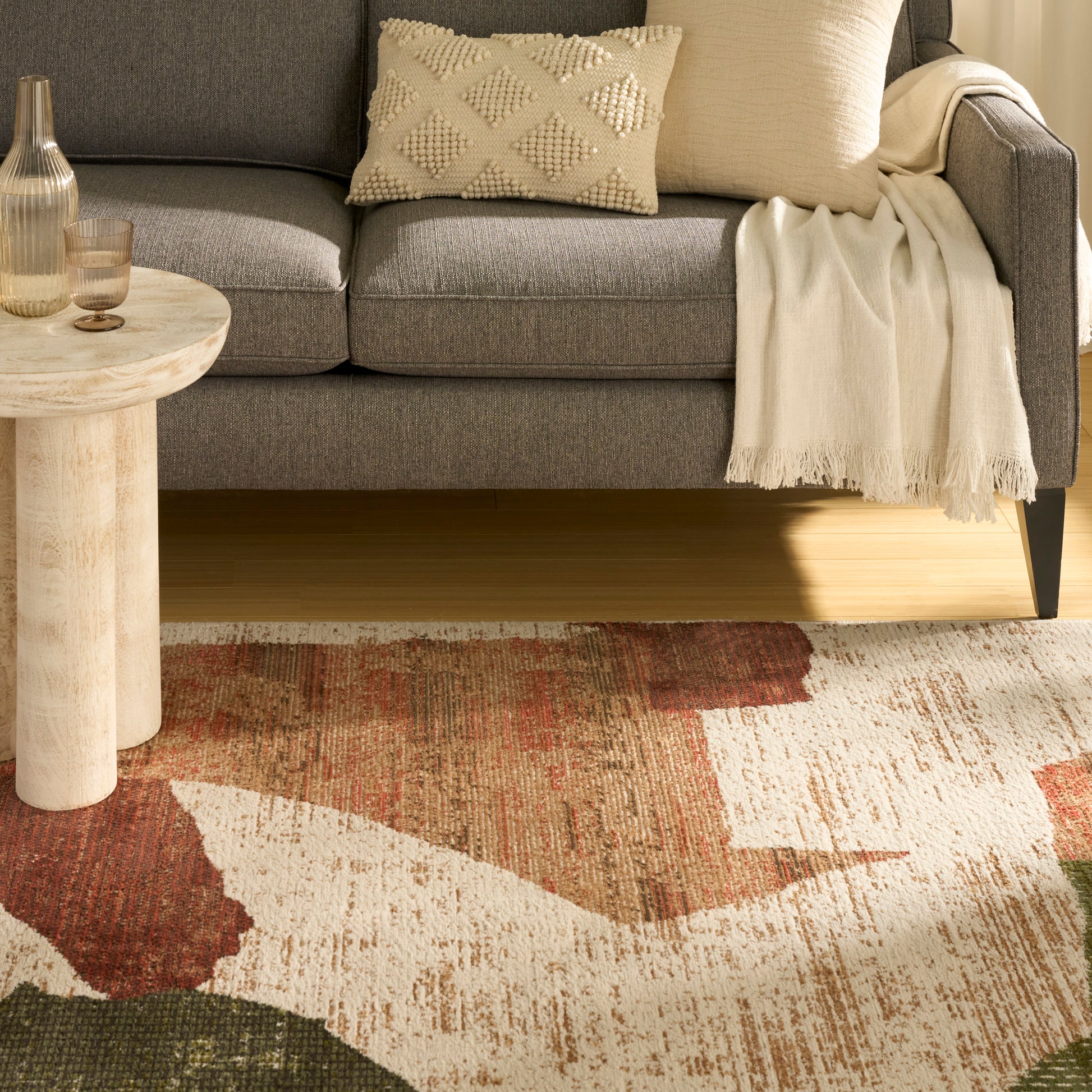 Nourison Home Nordic  Beige Multi  Contemporary