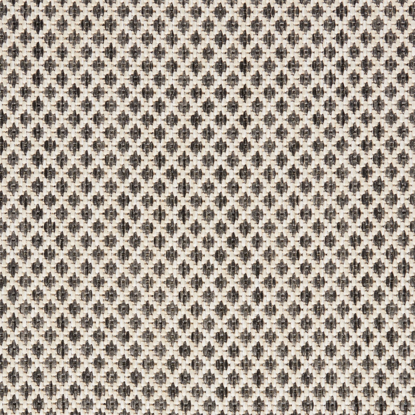 Nourison Home Courtyard  Ivory Charcoal  Contemporary