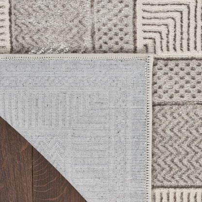 Nourison Home Glitz  Silver  Contemporary