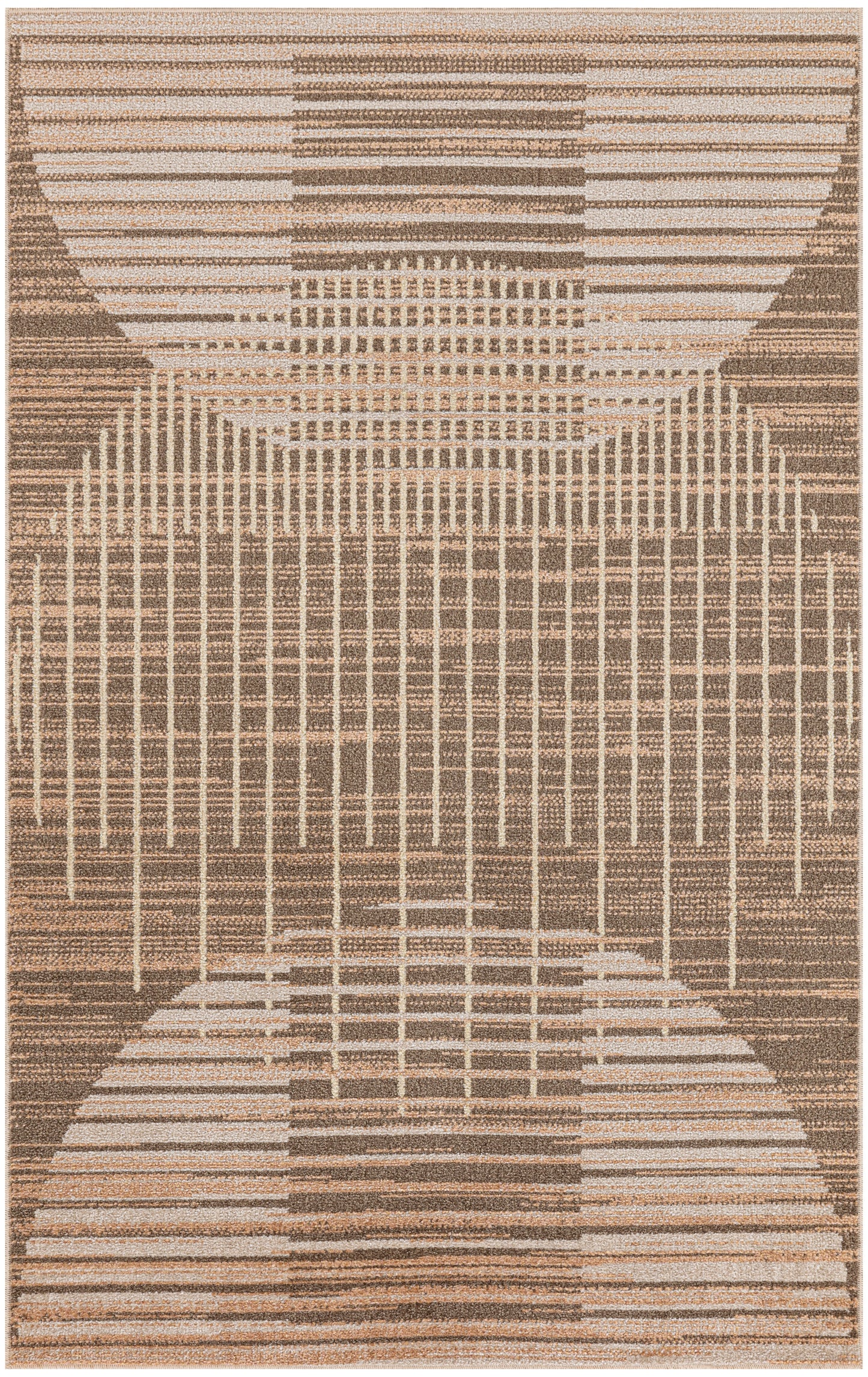 Nourison Home Astra Machine Washable ASW03 Latte Contemporary Power-loomed Rug