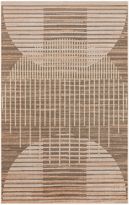 Nourison Home Astra Machine Washable ASW03 Latte Contemporary Power-loomed Rug