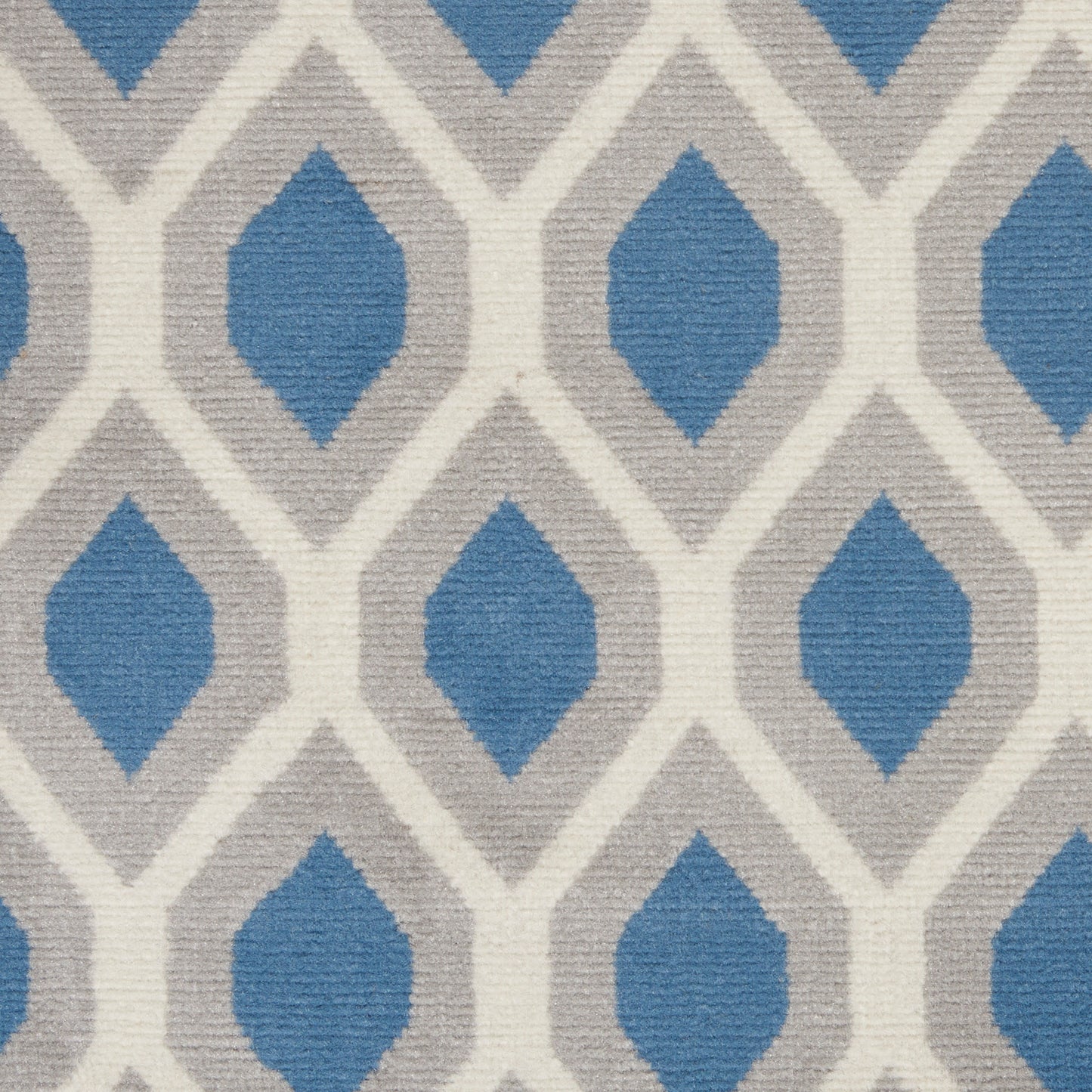 Nourison Home Grafix  Blue  Contemporary