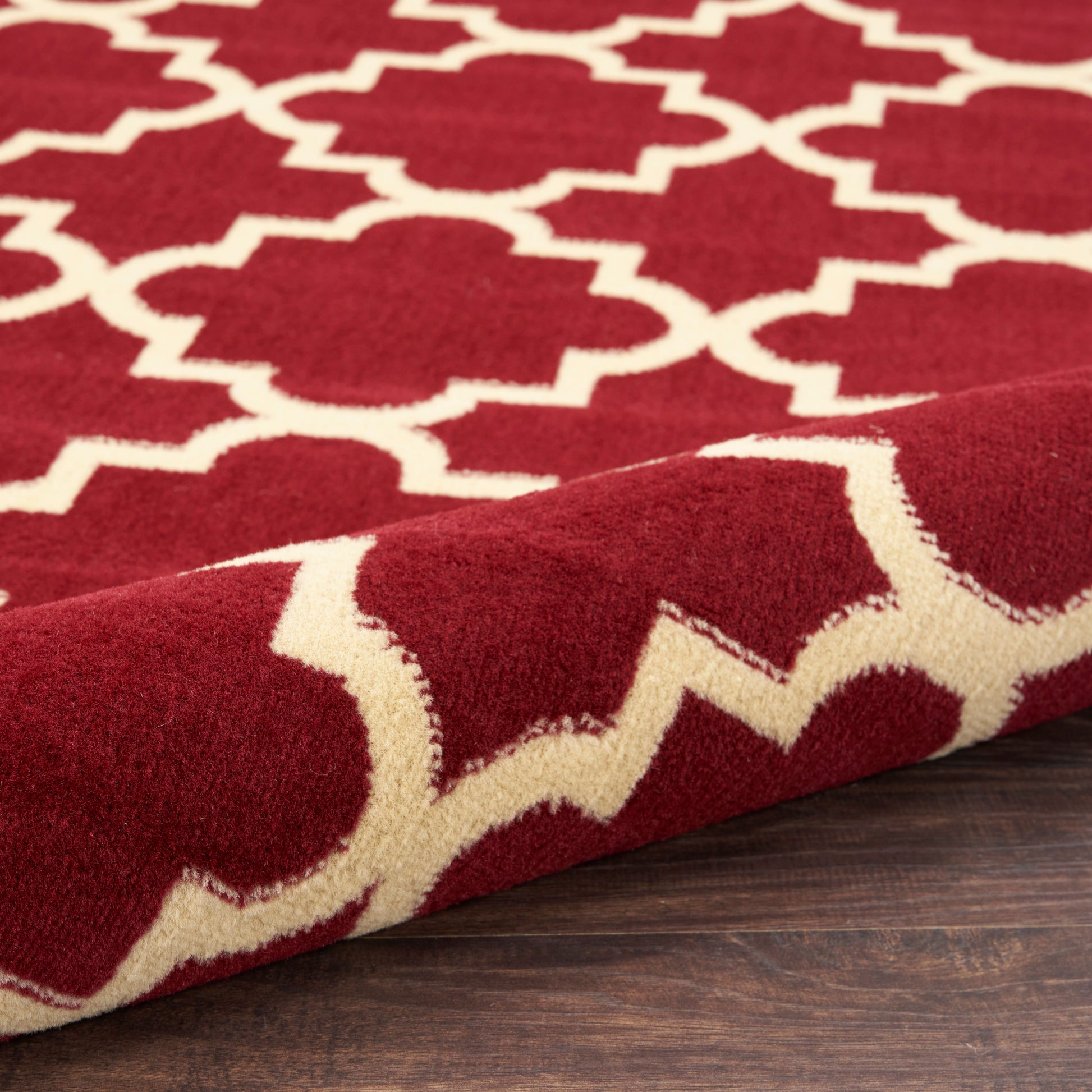 Nourison Home Grafix  Red  Transitional