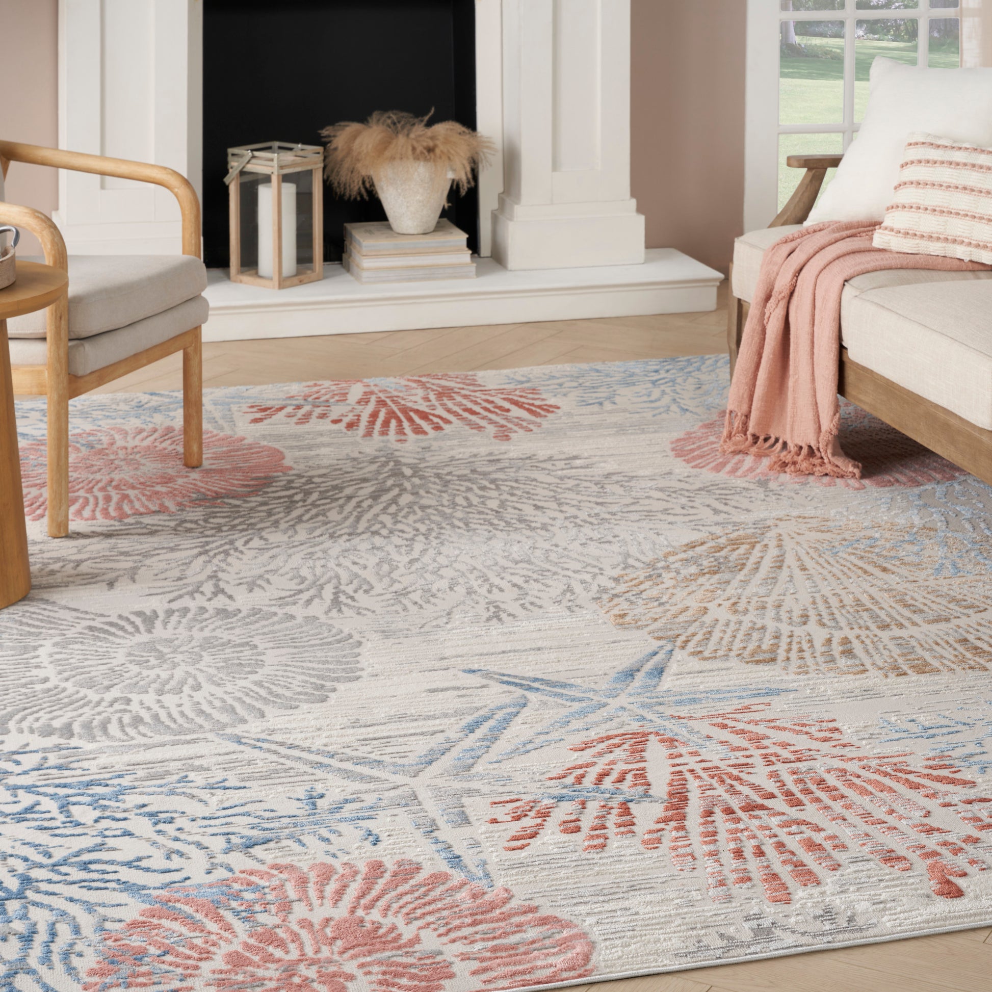 Nourison Home Seaside  Multicolor  Contemporary