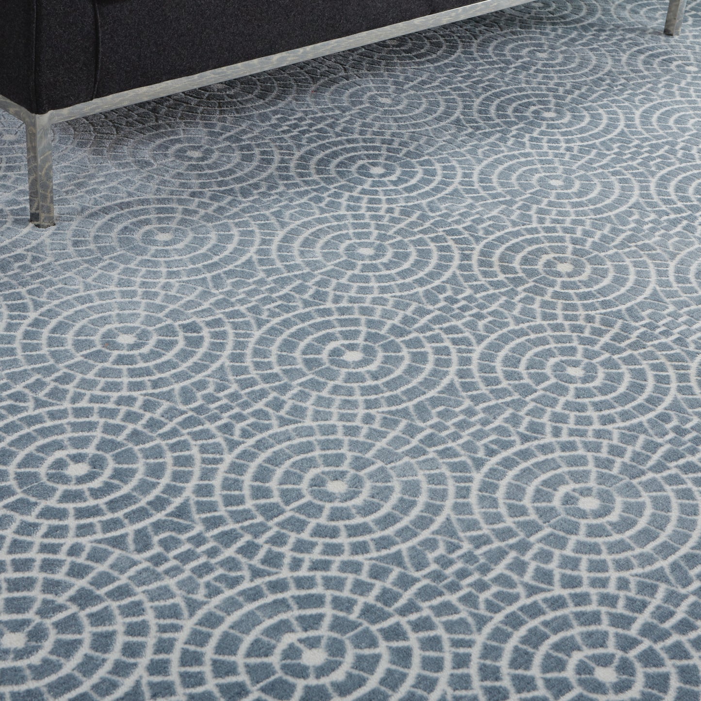 Nourison Home Urban Chic  Light Blue  Contemporary